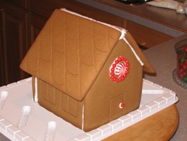 Gingerbread House Assembled