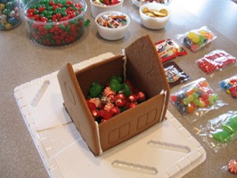 Gingerbread Houses: Include Candy IN the House!